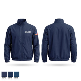 Windbreaker, fort worth fire department, Fire Department, Teamtime, Team time, sublimation, custom sports apparel, team uniforms, spirit wear, spiritwear, sports uniforms, custom shirts, team store, custom team store, fundraiser sports, apparel fundraiser