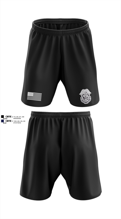 Fort Bragg Law Enforcement Company 16198473 Athletic Shorts With Pockets - 2