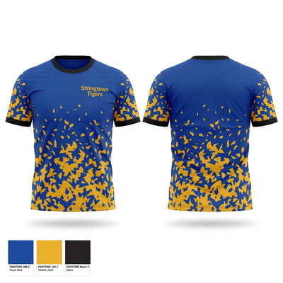 Stringtown Tigers 47698585 Short Sleeve Performance Shirt - 1