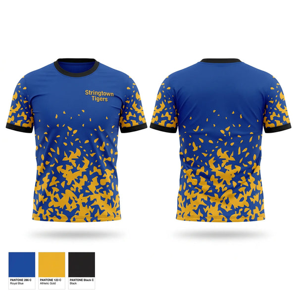 Short Sleeve Performance Shirt, Stringtown Tigers, Women's Basketball, Teamtime, Team time, sublimation, custom sports apparel, team uniforms, spirit wear, spiritwear, sports uniforms, custom shirts, team store, custom team store, fundraiser sports, apparel fundraiser