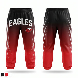 Sweatpants, Eagles, Cheer, Teamtime, Team time, sublimation, custom sports apparel, team uniforms, spirit wear, spiritwear, sports uniforms, custom shirts, team store, custom team store, fundraiser sports, apparel fundraiser
