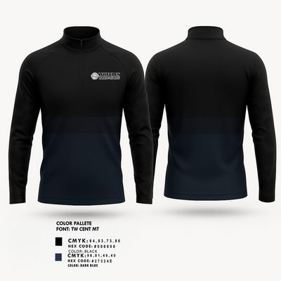 Wheeles Karate & Jiujitsu 7719439 Quarter Zip Jacket - 1