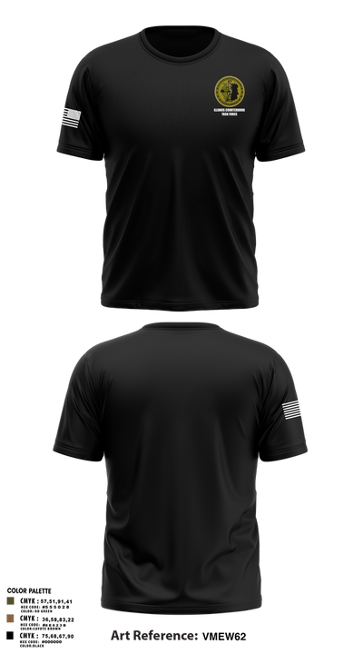 Illinois Counterdrug Task Force 54341154 Short Sleeve Performance Shirt - 16