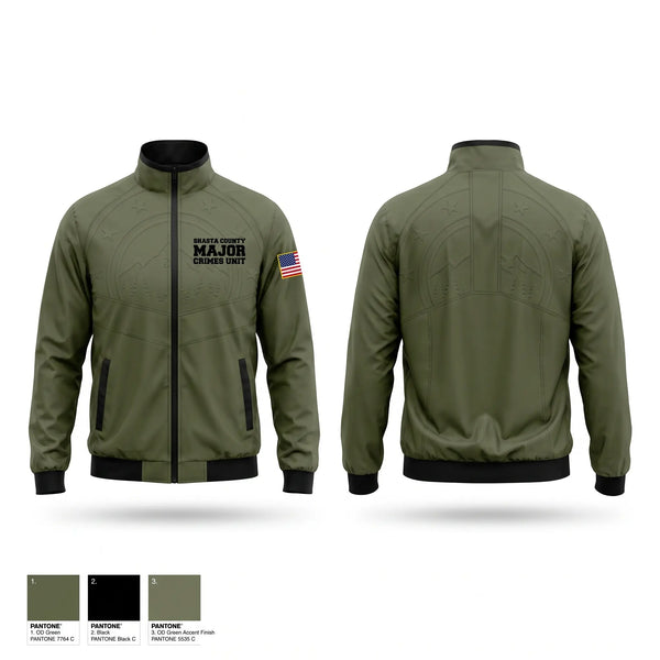 Windbreaker, Shasta County Major Crimes Unit, Police, Teamtime, Team time, sublimation, custom sports apparel, team uniforms, spirit wear, spiritwear, sports uniforms, custom shirts, team store, custom team store, fundraiser sports, apparel fundraiser