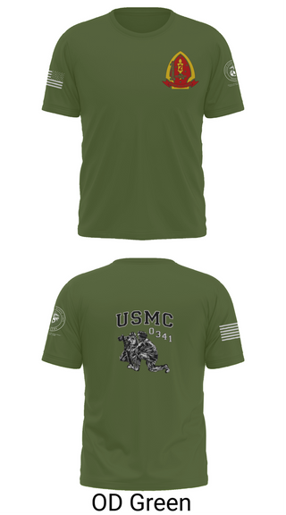Short Sleeve Performance Shirt, 1st Bn 2mar 2nd MarDiv, , Teamtime, Team time, sublimation, custom sports apparel, team uniforms, spirit wear, spiritwear, sports uniforms, custom shirts, team store, custom team store, fundraiser sports, apparel fundraiser