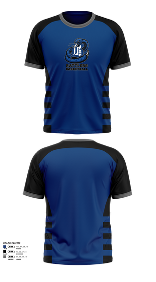 Short Sleeve Performance Shirt, Rattlers, Men's Basketball, Teamtime, Team time, sublimation, custom sports apparel, team uniforms, spirit wear, spiritwear, sports uniforms, custom shirts, team store, custom team store, fundraiser sports, apparel fundraiser