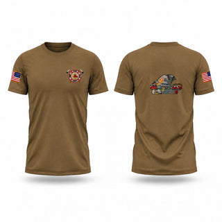 Short Sleeve Performance Shirt, CDCR FIRE DEPT, Fire Department, Teamtime, Team time, sublimation, custom sports apparel, team uniforms, spirit wear, spiritwear, sports uniforms, custom shirts, team store, custom team store, fundraiser sports, apparel fundraiser