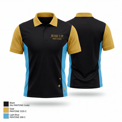 Rise Up Dance Academy 21262167 Short Sleeve Performance Polo - 1