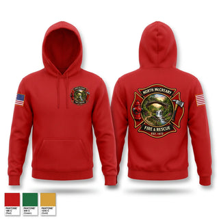 Hoodie, North McCreary Fire & Rescue, Fire Department, Teamtime, Team time, sublimation, custom sports apparel, team uniforms, spirit wear, spiritwear, sports uniforms, custom shirts, team store, custom team store, fundraiser sports, apparel fundraiser