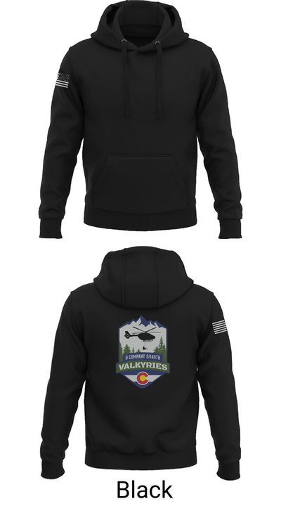 D Co 3-140th AVN 89038545 Hoodie - 36