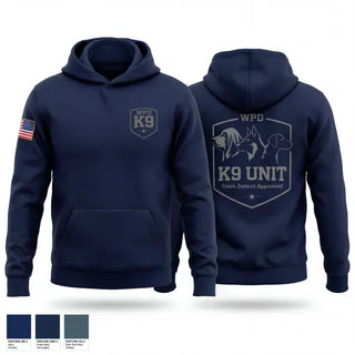 Hoodie, WPD K9, Police, Teamtime, Team time, sublimation, custom sports apparel, team uniforms, spirit wear, spiritwear, sports uniforms, custom shirts, team store, custom team store, fundraiser sports, apparel fundraiser