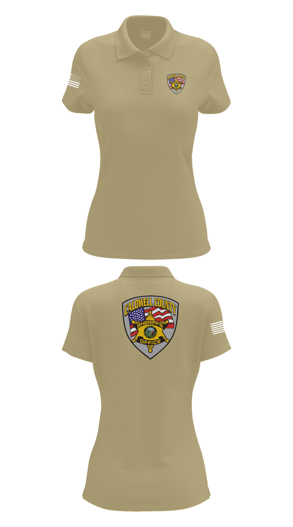 Womens Short Sleeve Performance Polo, Caldwell County Sheriff's Office, , Teamtime, Team time, sublimation, custom sports apparel, team uniforms, spirit wear, spiritwear, sports uniforms, custom shirts, team store, custom team store, fundraiser sports, apparel fundraiser