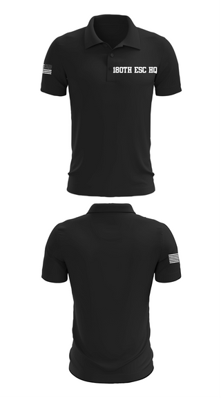 Short Sleeve Performance Polo, 180th ESC HQ, Army, Teamtime, Team time, sublimation, custom sports apparel, team uniforms, spirit wear, spiritwear, sports uniforms, custom shirts, team store, custom team store, fundraiser sports, apparel fundraiser