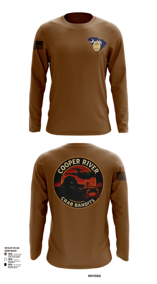 Long Sleeve Performance Shirt, Cooper River Crab Bandits, , Teamtime, Team time, sublimation, custom sports apparel, team uniforms, spirit wear, spiritwear, sports uniforms, custom shirts, team store, custom team store, fundraiser sports, apparel fundraiser