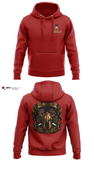 Hoodie, HHC, 525th MP BN, Army, Teamtime, Team time, sublimation, custom sports apparel, team uniforms, spirit wear, spiritwear, sports uniforms, custom shirts, team store, custom team store, fundraiser sports, apparel fundraiser