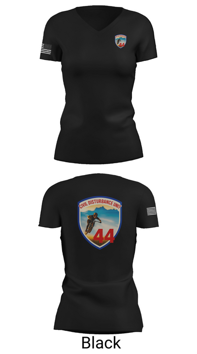 Civil Disturbance Unit Women's Short Sleeve V-neck Shirt - 27