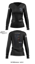 South Carolina Police K9 Association 6197242 Women's Long Sleeve V-neck Shirt - 3