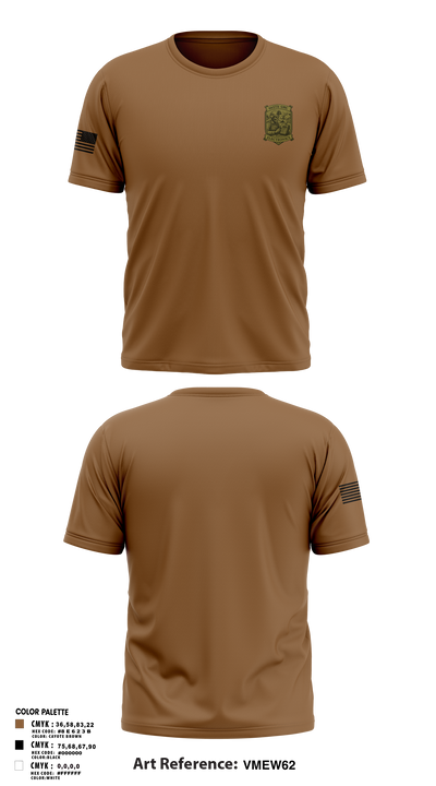 665th SMC 73329737 Short Sleeve Performance Shirt - 1