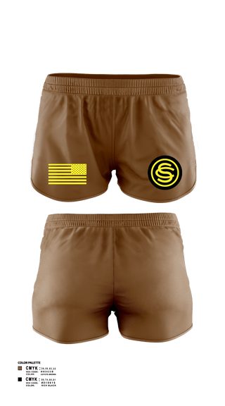 Women's Shorts, OCS 117th RTI, National Guard, Teamtime, Team time, sublimation, custom sports apparel, team uniforms, spirit wear, spiritwear, sports uniforms, custom shirts, team store, custom team store, fundraiser sports, apparel fundraiser