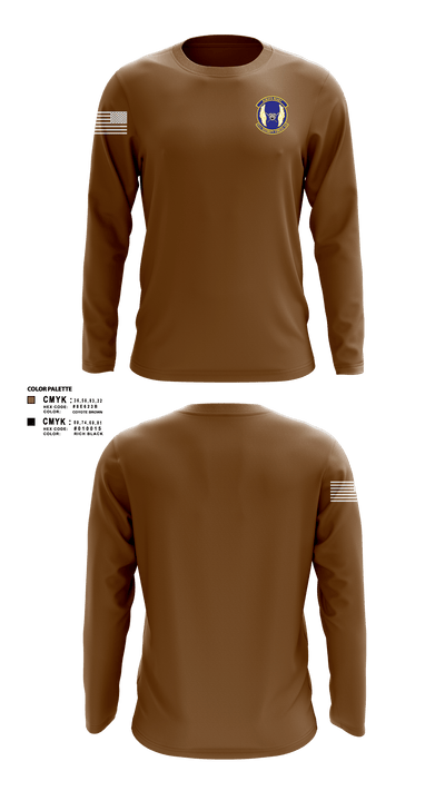 51SFS Metal Tigers 2477629 Long Sleeve Performance Shirt - 103