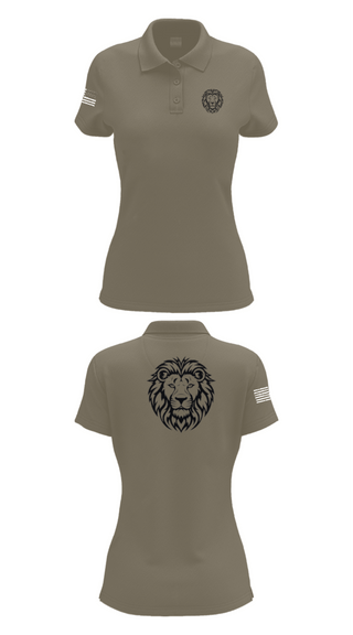 Women's Short Sleeve Performance Polo, 382 SRT, Army, Teamtime, Team time, sublimation, custom sports apparel, team uniforms, spirit wear, spiritwear, sports uniforms, custom shirts, team store, custom team store, fundraiser sports, apparel fundraiser