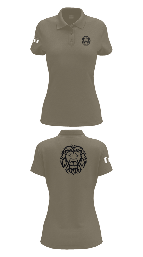 Women's Short Sleeve Performance Polo, 382 SRT, Army, Teamtime, Team time, sublimation, custom sports apparel, team uniforms, spirit wear, spiritwear, sports uniforms, custom shirts, team store, custom team store, fundraiser sports, apparel fundraiser