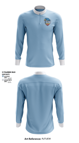 Quarter Zip Jacket, FALCONS, Men's Basketball, Teamtime, Team time, sublimation, custom sports apparel, team uniforms, spirit wear, spiritwear, sports uniforms, custom shirts, team store, custom team store, fundraiser sports, apparel fundraiser