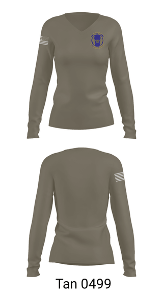 Women's Long Sleeve Vneck Shirt, 51SFS Metal Tigers, Air Force, Teamtime, Team time, sublimation, custom sports apparel, team uniforms, spirit wear, spiritwear, sports uniforms, custom shirts, team store, custom team store, fundraiser sports, apparel fundraiser