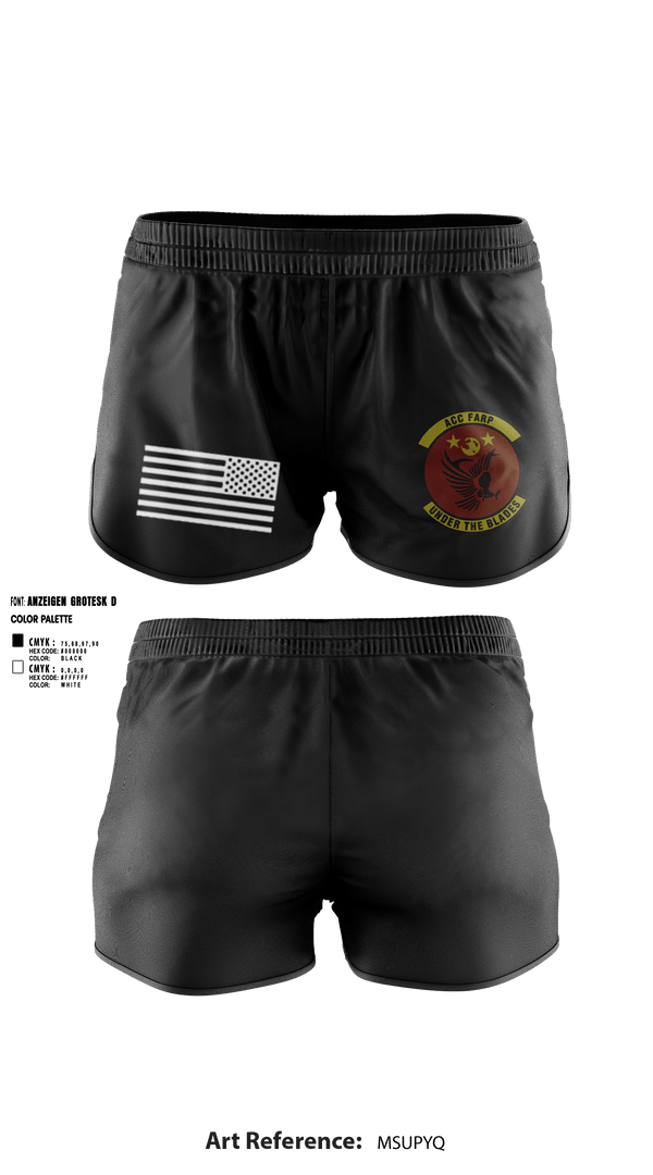 Ranger Panties, ACC FARP, Air Force, Teamtime, Team time, sublimation, custom sports apparel, team uniforms, spirit wear, spiritwear, sports uniforms, custom shirts, team store, custom team store, fundraiser sports, apparel fundraiser