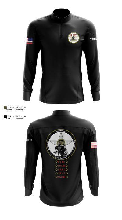 D-Day Ohio, Inc Quarter Zip Jacket - 5