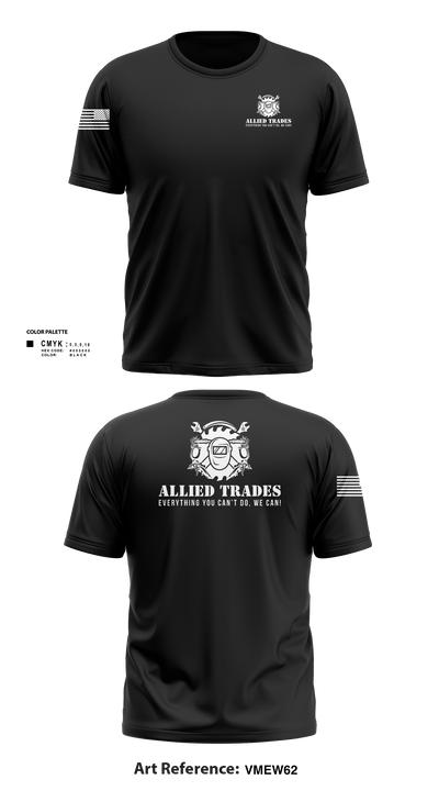 ALLIED TRADES 48849296 Short Sleeve Performance Shirt - 3