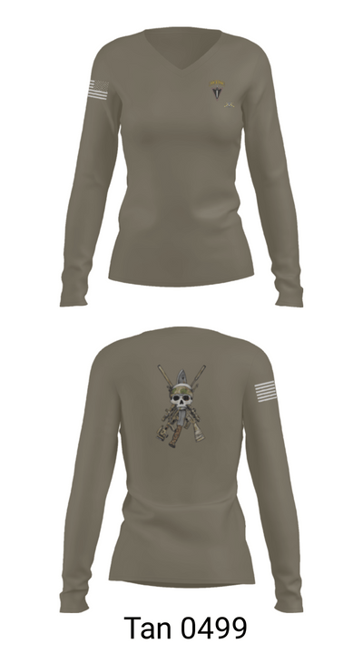 HHC 2/130 IN 37753099 Women's Long Sleeve V-neck Shirt - 73