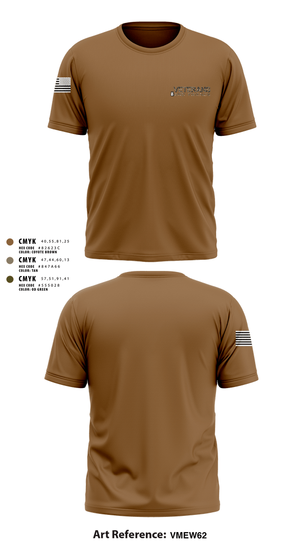 Short Sleeve Performance Shirt, Veterans and Friends, Inc., , Teamtime, Team time, sublimation, custom sports apparel, team uniforms, spirit wear, spiritwear, sports uniforms, custom shirts, team store, custom team store, fundraiser sports, apparel fundraiser