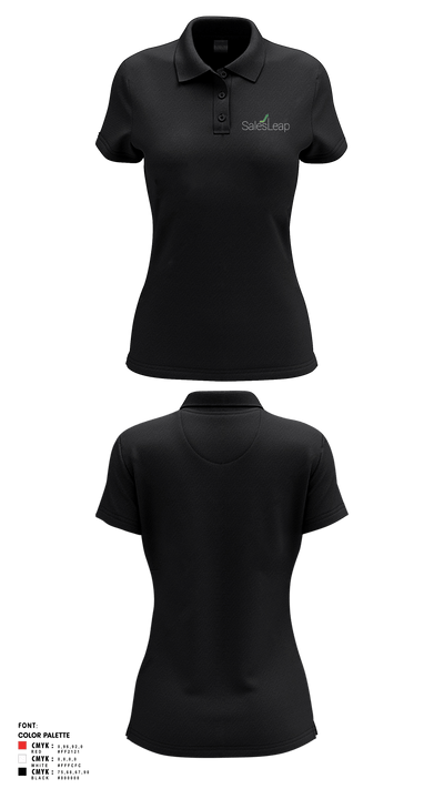 SalesLeap 49960030 Women's Short Sleeve Performance Polo  - 1