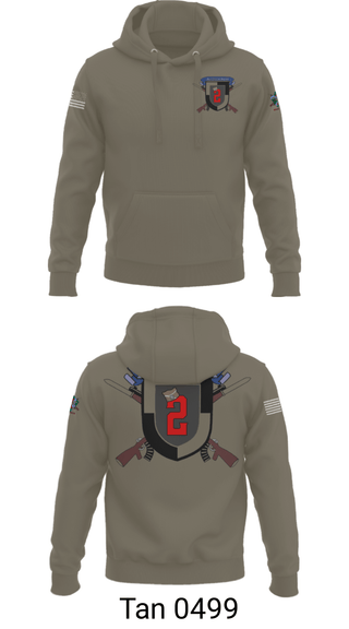 Hoodie, 2nd Battalion, Army, Teamtime, Team time, sublimation, custom sports apparel, team uniforms, spirit wear, spiritwear, sports uniforms, custom shirts, team store, custom team store, fundraiser sports, apparel fundraiser