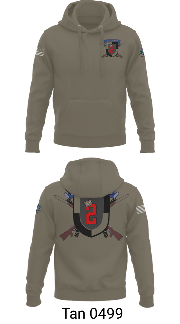 Hoodie, 2nd Battalion, Army, Teamtime, Team time, sublimation, custom sports apparel, team uniforms, spirit wear, spiritwear, sports uniforms, custom shirts, team store, custom team store, fundraiser sports, apparel fundraiser