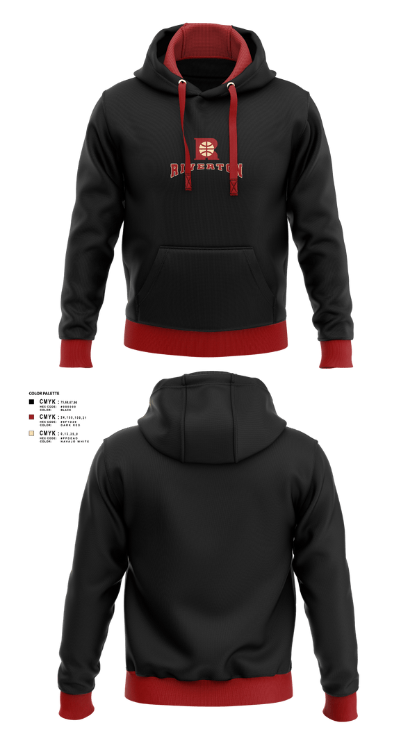 Hoodie, Riverton, Men's Basketball, Teamtime, Team time, sublimation, custom sports apparel, team uniforms, spirit wear, spiritwear, sports uniforms, custom shirts, team store, custom team store, fundraiser sports, apparel fundraiser