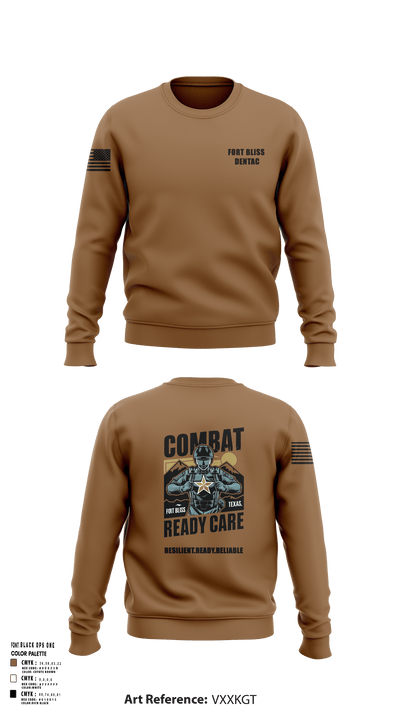 Fort Bliss DENTAC 45605501 Crew Neck Sweatshirt - 1