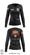Fort Bliss DENTAC 45605501 Women's Long Sleeve V-neck Shirt - 34