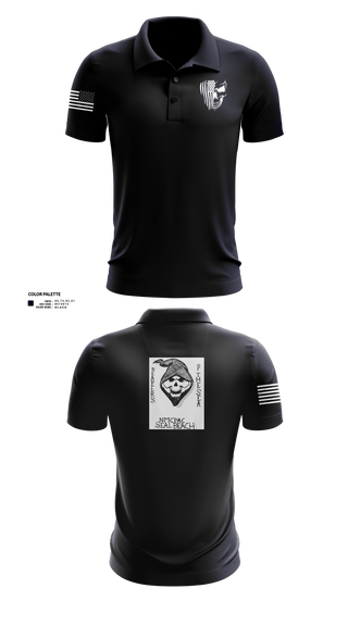 Short Sleeve Performance Polo, NMCPAC Seal Beach, Navy, Teamtime, Team time, sublimation, custom sports apparel, team uniforms, spirit wear, spiritwear, sports uniforms, custom shirts, team store, custom team store, fundraiser sports, apparel fundraiser