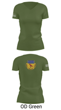 Alpha BTRY 2/138th FA 84014015 Women's Short Sleeve V-neck Shirt - 46