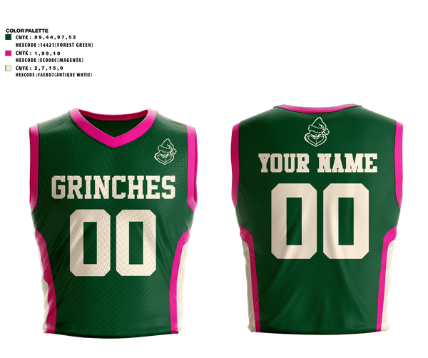 Mens Basketball Jersey, Grinches, Men's Basketball, Teamtime, Team time, sublimation, custom sports apparel, team uniforms, spirit wear, spiritwear, sports uniforms, custom shirts, team store, custom team store, fundraiser sports, apparel fundraiser