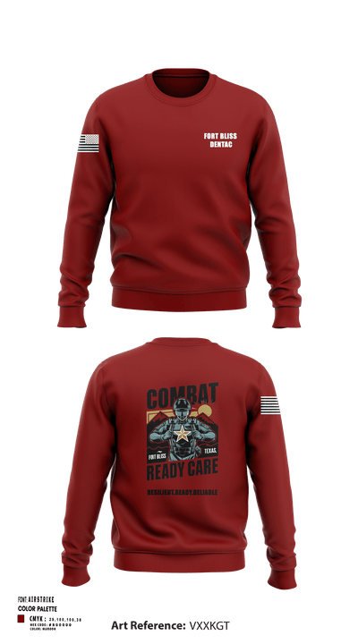 Fort Bliss DENTAC 45605501 Crew Neck Sweatshirt - 3