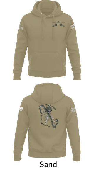 Hoodie, Q Troop 4/278th, Army, Teamtime, Team time, sublimation, custom sports apparel, team uniforms, spirit wear, spiritwear, sports uniforms, custom shirts, team store, custom team store, fundraiser sports, apparel fundraiser