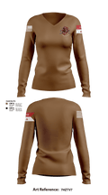 Apache Troop 1-150th 52177042 Women's Long Sleeve V-neck Shirt - 1
