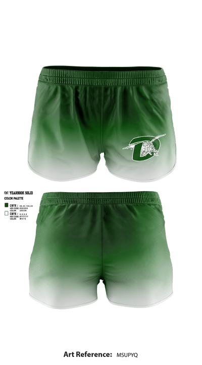 De Soto High School Volleyball 74436879 Women's Shorts - 1