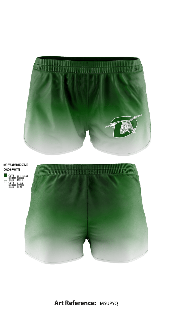 Women's Shorts, De Soto High School Volleyball, Women's Volleyball, Teamtime, Team time, sublimation, custom sports apparel, team uniforms, spirit wear, spiritwear, sports uniforms, custom shirts, team store, custom team store, fundraiser sports, apparel fundraiser