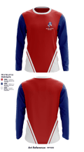 Boston Patriots Football & Cheerleading 37651990 Long Sleeve Performance Shirt - 1