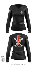 S3 Fires 1-1SFG(A) 45789233 Women's Long Sleeve V-neck Shirt - 101