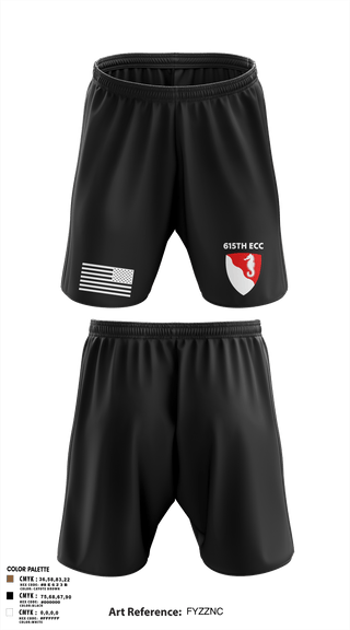 Athletic Shorts With Pockets, 615TH ECC, , Teamtime, Team time, sublimation, custom sports apparel, team uniforms, spirit wear, spiritwear, sports uniforms, custom shirts, team store, custom team store, fundraiser sports, apparel fundraiser